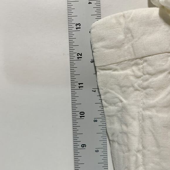 Lardini XXL Mens Ivory Pull On Drawstring Waist Pants Resort Travel Cotton - Picture 8 of 10